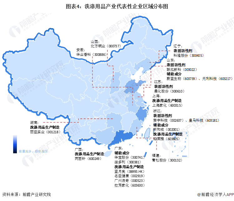 【干货】2023年中国洗涤用品行业产业PG PG电子 APP链现状及市场竞争格局分析 广东企业分布较为集中(图4)